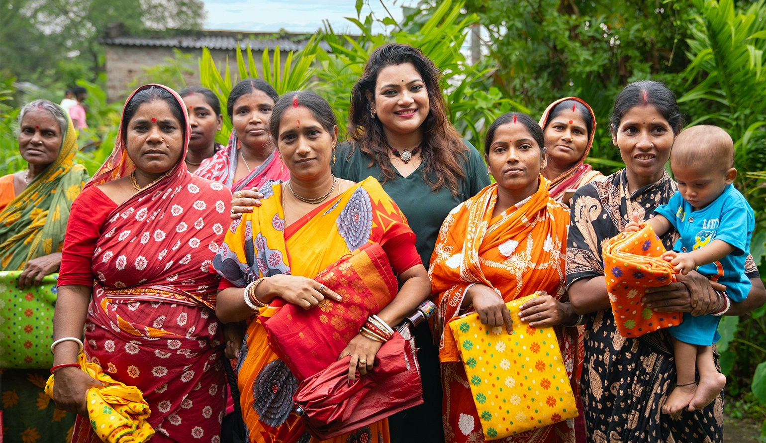 Women empowerment program in rural India supported by Nabatara Foundation helping women gain education, skills and independence