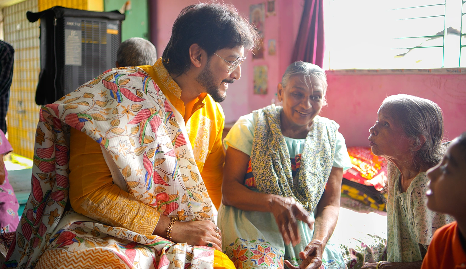 Students volunteering and doing internship at Nabatara Foundation NGO programs in India