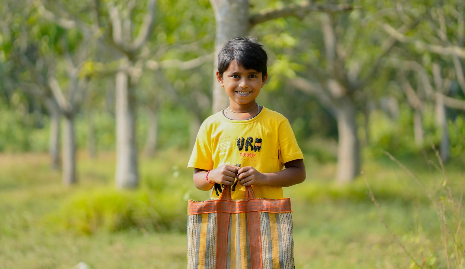 college students volunteering with nabatara foundation supporting rural communities and social development in india